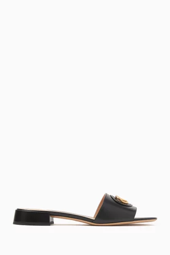 VLOGO 20 Signature Slides in Calfskin