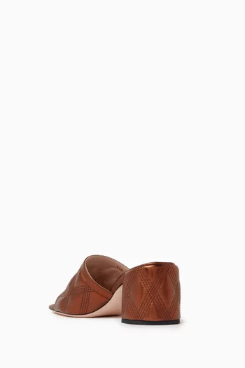 Quiltie 67 Sandals in Quilted Leather
