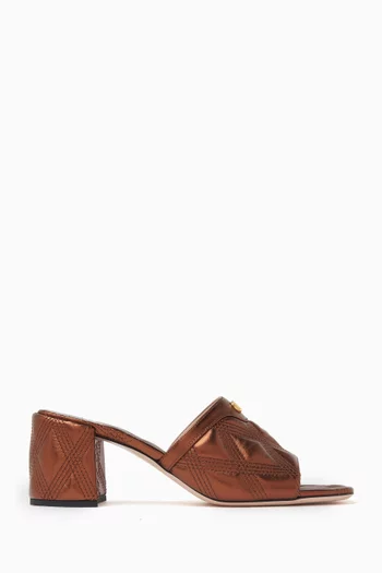 Quiltie 67 Sandals in Quilted Leather