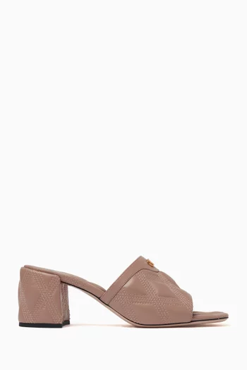 Quiltie 67 Sandals in Quilted Leather