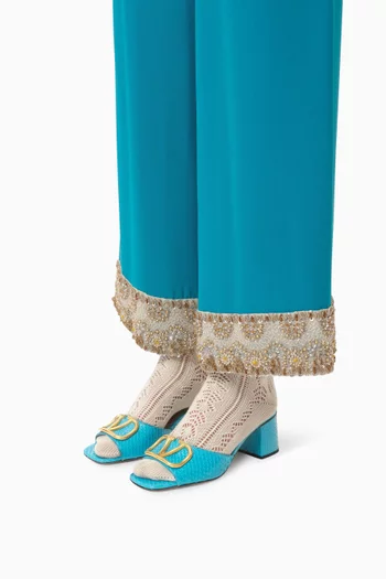VLOGO Signature 60 Sandals in Python Leather