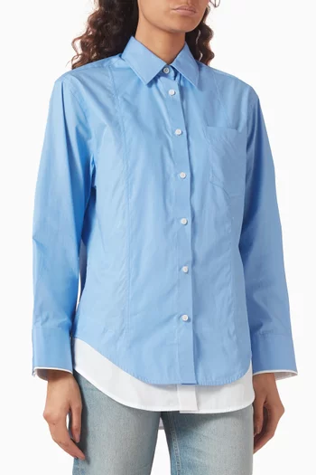 قميص بطبقتين قطن عضوي