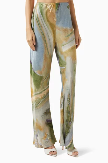 Bianca Pants in Satin