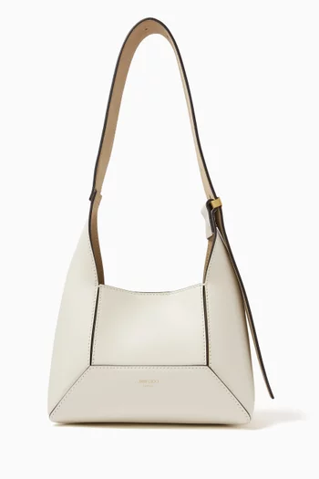 Small Diamond Hobo Bag in Leather