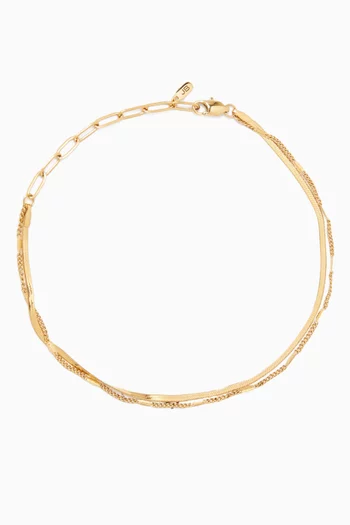 خلخال سيرفسايد ستانلس ستيل مطلي ذهب