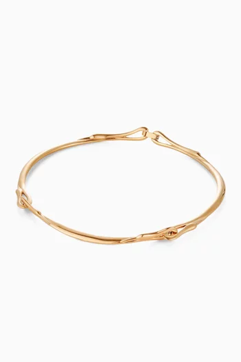 Lisieux Collar Necklace in Gold-plated Brass