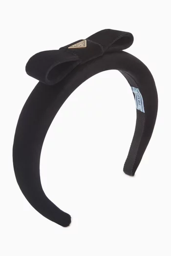 Bow Headband in Velvet