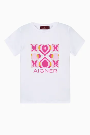 Logo Graphic T-shirt in Cotton-jersey