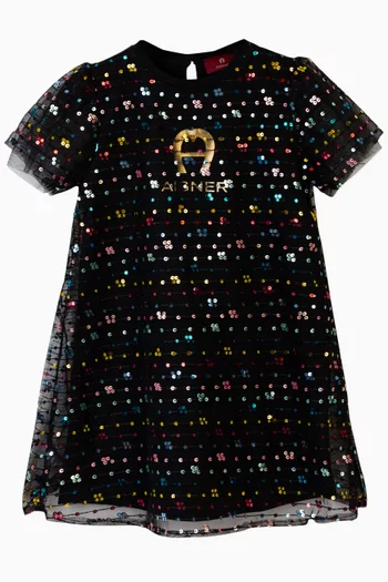 A-line dress in Sequins & Tulle