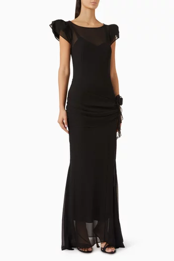 Florentine Maxi Dress in Georgette