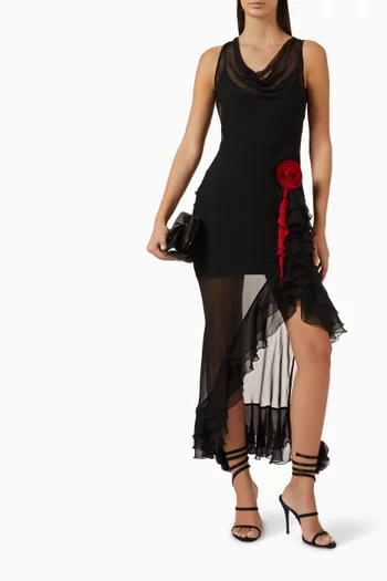 Azura Maxi Dress in Chiffon