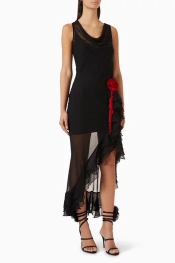 Azura Maxi Dress in Chiffon