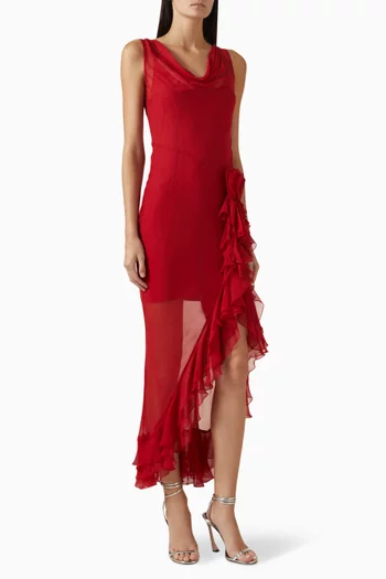 Azura Maxi Dress in Chiffon