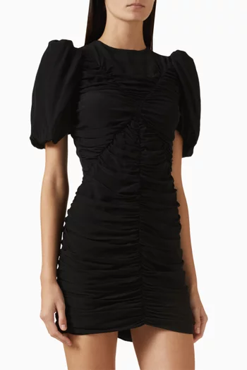 Marceline Mini Dress in Crepe de Chine