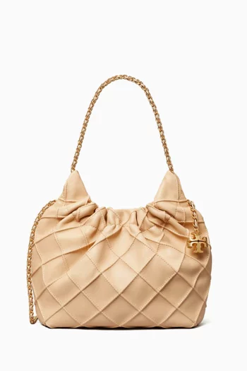 Mini Fleming Hobo Bag in Leather