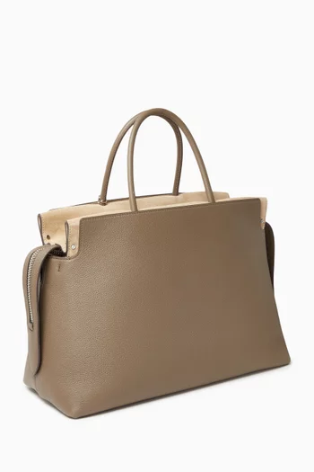Large Mercer Satchel Bag in Leather