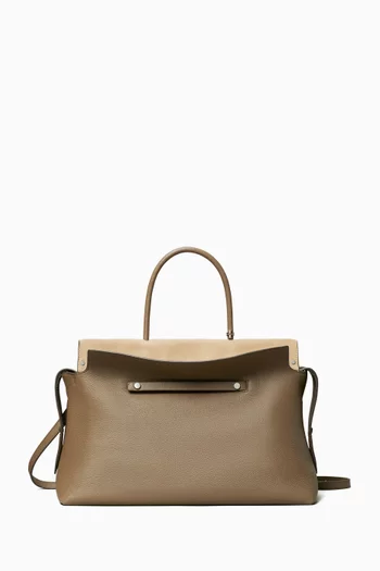 Large Mercer Satchel Bag in Leather