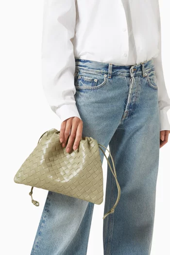 Medium Dustbag in Intrecciato Leather