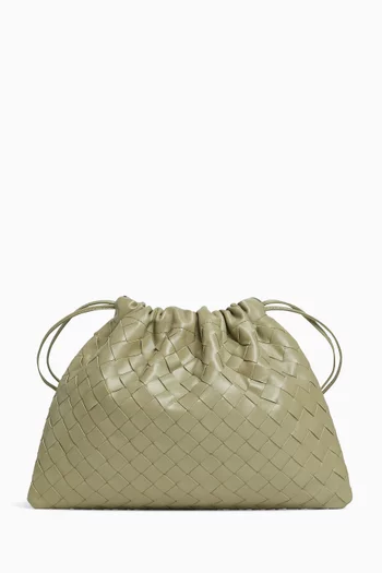 Medium Dustbag in Intrecciato Leather