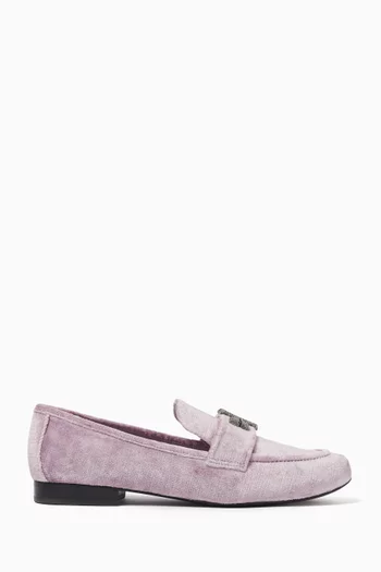 Eleanor Pavé Loafers in Velvet