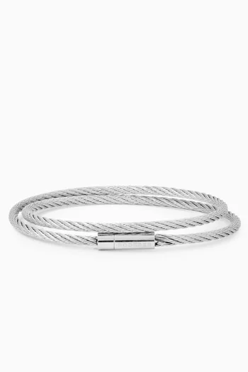 سوار جياكومو بتصميم مزدوج ستانلس ستيل