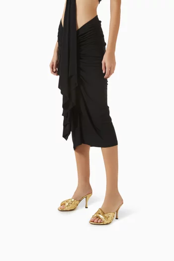 Blink 80 Mule Sandals in Intrecciato Leather