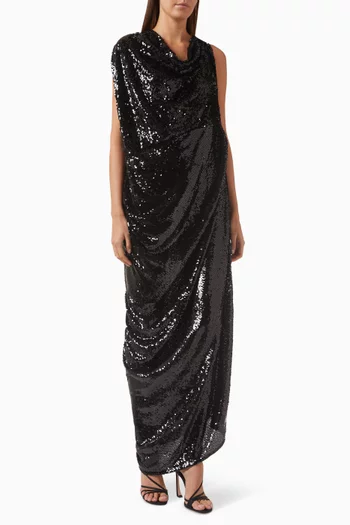 Gwen Sequin-embellished Maxi Dress