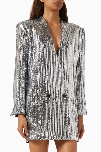 Veneda Sequin-embellished Mini Dress