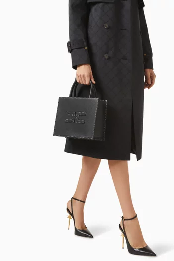 Small Tote Bag in Faux Leather