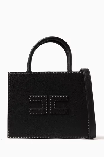 Small Tote Bag in Faux Leather