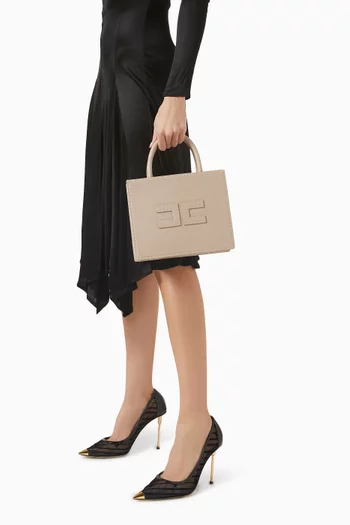 Small Tote Bag in Faux Leather