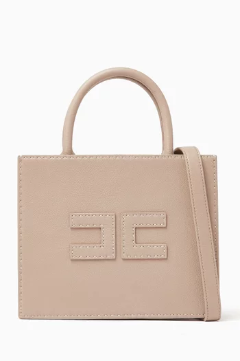 Small Tote Bag in Faux Leather