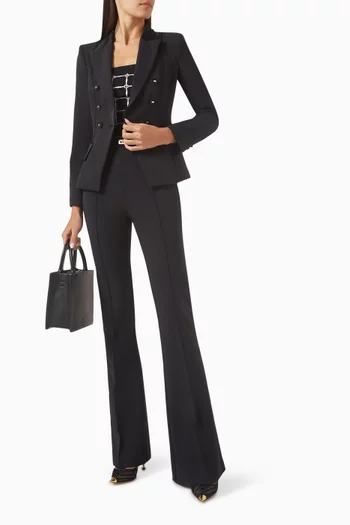 Double-breasted Blazer in Crepe