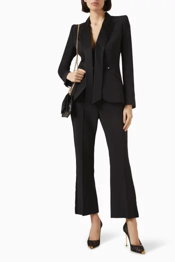 Tuxedo Jacket in Crepe