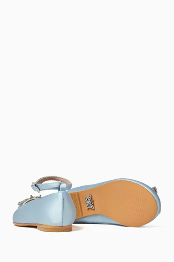 Angelina Ballet Flats in Satin