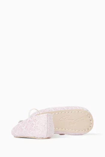 Odette Ballet Flats in Lace