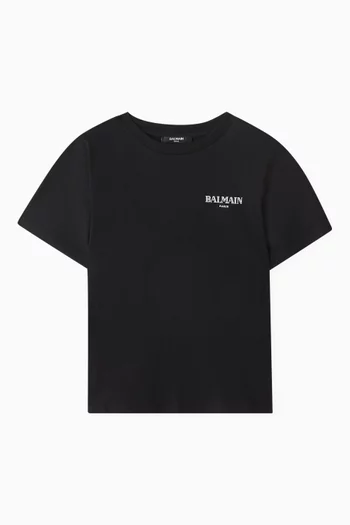 Logo-print T-shirt in Organic Cotton-jersey
