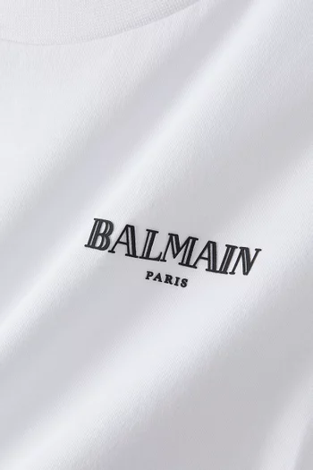 Logo-print T-shirt in Organic Cotton-jersey