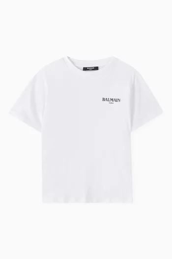Logo-print T-shirt in Organic Cotton-jersey