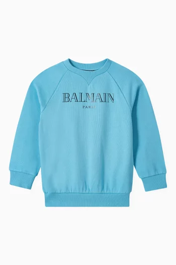 Logo-print Sweatshirt in Cotton