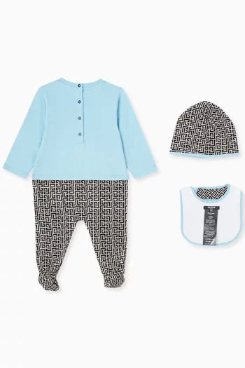 Monogram 3-piece Gift Set Set in Cotton