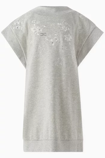 Sweatshirt Dress in Cotton