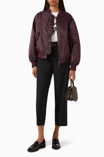 Leon Bomber Jacket in Nylon