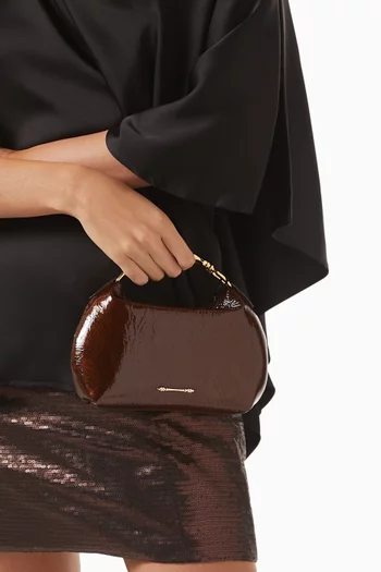 حقيبة ديو ميني بيد علوية جلد