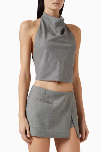 Monika Open-back Halter Top