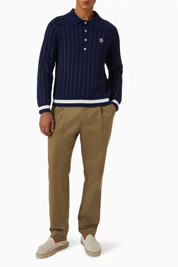 تي شيرت بولو جريلو مزيج قطن