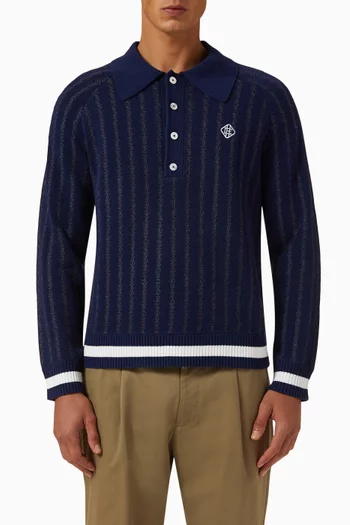 تي شيرت بولو جريلو مزيج قطن