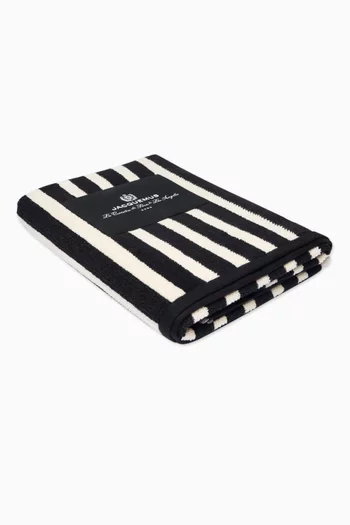 La Serviette Rayures Towel in Cotton & Linen