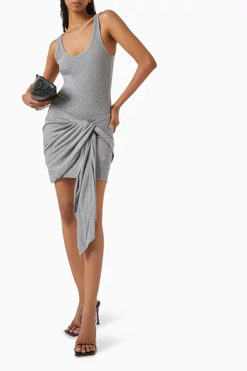 Kody Rib Mini Dress in Cotton