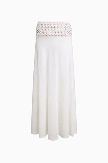 Fluid Maxi Skirt in Knit